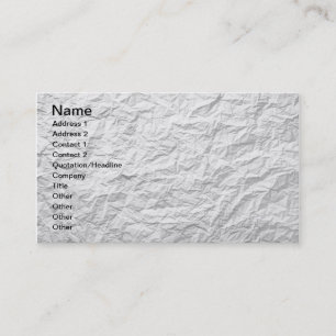 Tarjeta De Visita Textura de papel arrugada para el fondo 2