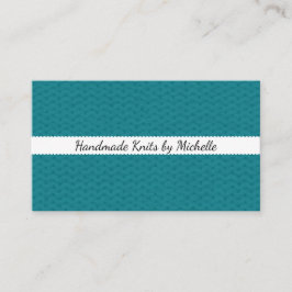 Tarjeta De Visita Textura de punto • Artes hechos a mano