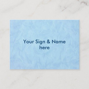 Tarjeta De Visita TEXTURA del DOCUMENTO de información - azul