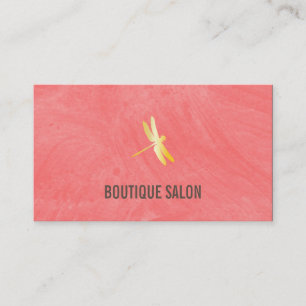 Tarjeta De Visita Textura del pincel (guayaba)