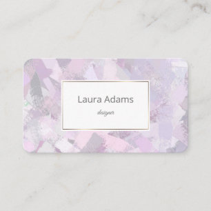 Tarjeta De Visita Textura impetuosa de los movimientos