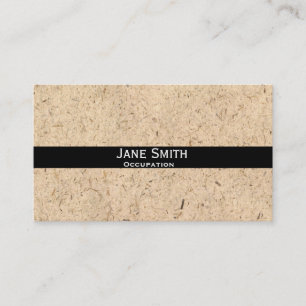 Tarjeta De Visita Textura natural moderna y de moda personalizable