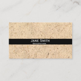 Tarjeta De Visita Textura natural moderna y de moda personalizable
