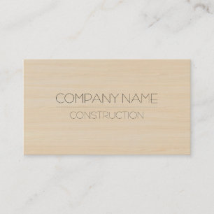 Tarjeta De Visita Textura profesional moderna de granos de madera #2