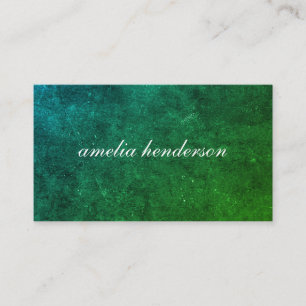 Tarjeta De Visita textura verde de moda