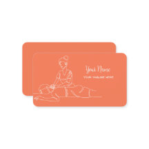 Tarjeta de visita Thai Massage Spa