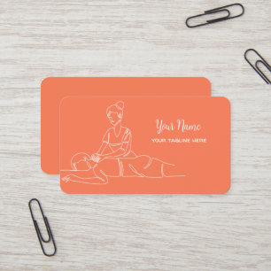 Tarjeta de visita Thai Massage Spa