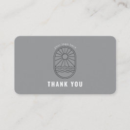 Tarjeta De Visita Thank You Card Discount Code Review Logo Business
