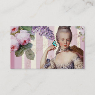 Tarjeta De Visita Thé au Petit Trianon - rosa