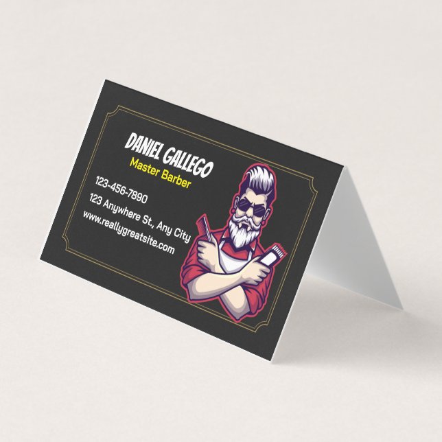 Tarjeta De Visita The Classic Cut Barber (Anverso)