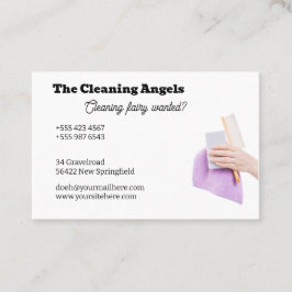 Tarjeta De Visita The Cleaning Angels 1 - cleaning - housekeeping