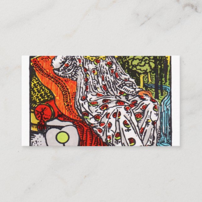 Tarjeta De Visita The Empress Tarot Card (Anverso)