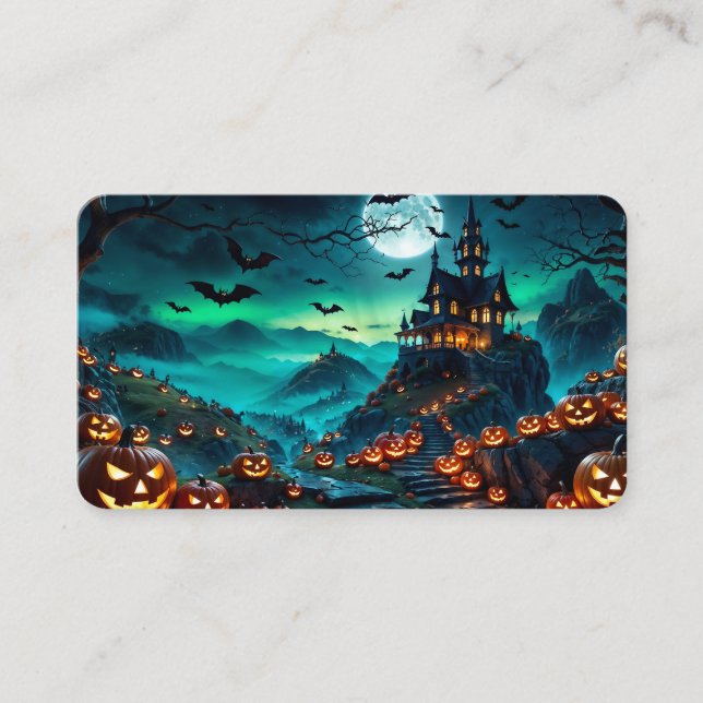 Tarjeta De Visita The House by the Pumpkin Road Bookmark (Anverso)