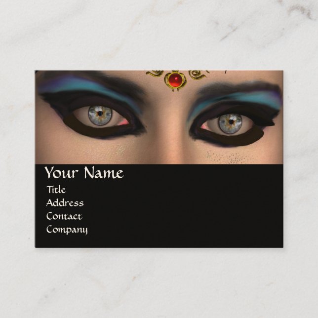 Tarjeta De Visita THEDA, Belleza, Salón, Spa, Artista De Maquillaje, (Anverso)