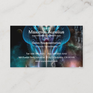Tarjeta De Visita Thera Queen Of The Galaxy Business Card