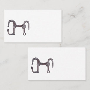 TARJETA DE VISITA THIELDÓN. CABALLO VACCEO