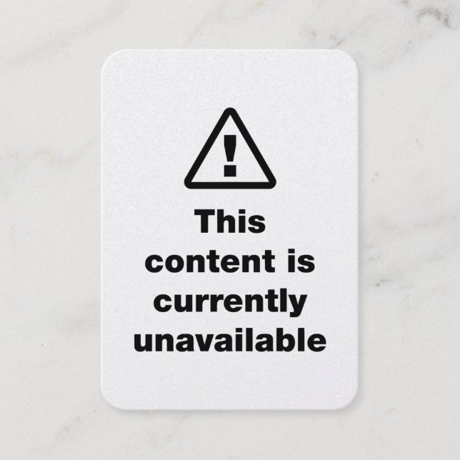 Tarjeta De Visita ⚠ This Content Is Currently Unavailable (Anverso)