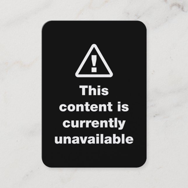 Tarjeta De Visita ⚠ This Content Is Currently Unavailable (Anverso)