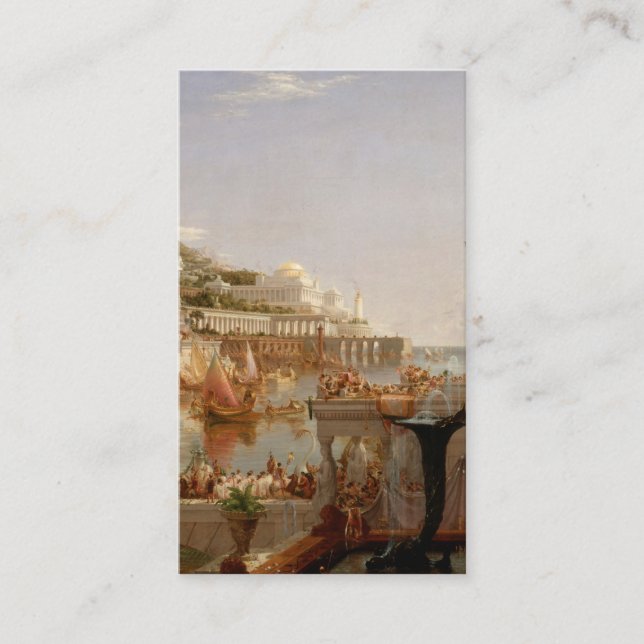 Tarjeta De Visita Thomas Cole Perfection The Course of the Empire (Anverso)