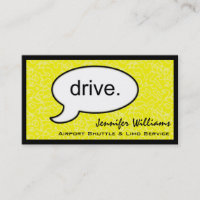 Thought Cloud Drive Limo Business Card