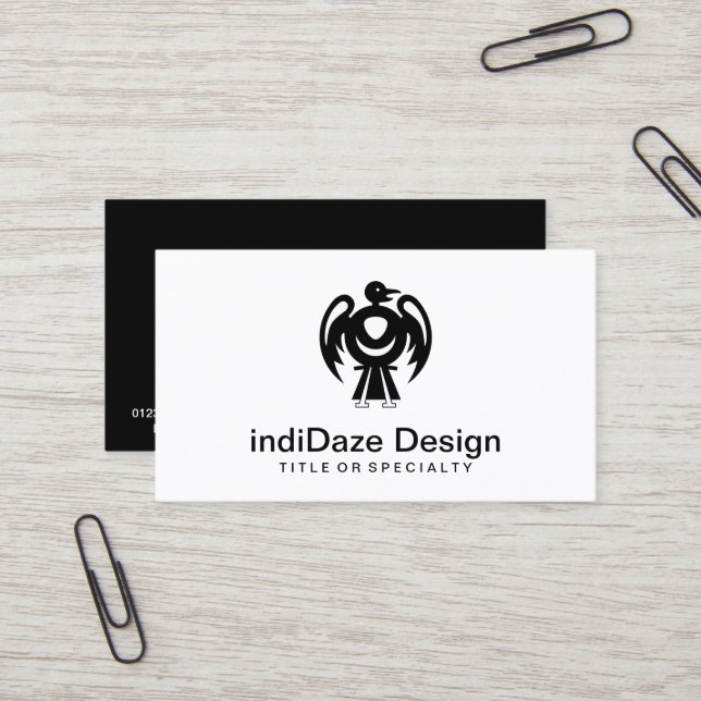 Tarjeta De Visita thunderbird v2 (Anverso/Reverso In Situ)