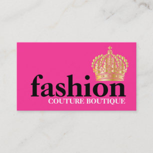 Tarjeta De Visita Tiara intrépida del boutique de la moda 311
