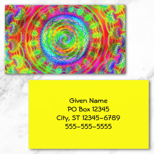 Tarjeta De Visita Tiedye Objetivo