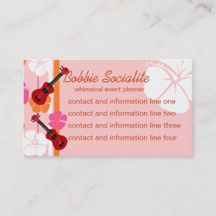 Tarjeta De Visita ¡Tiempo de Ukelele!