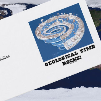 Tarjeta De Visita ¡Tiempos geológicos rompen! (Espiral de edad geoló