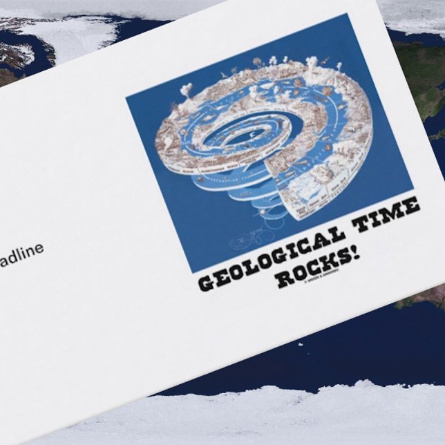 Tarjeta De Visita ¡Tiempos geológicos rompen! (Espiral de edad geoló (Introduce yourself with a dose of geological time attitude with this customizable biz card)
