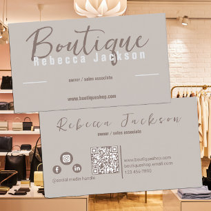 Tarjeta De Visita Tienda Boutique Boho