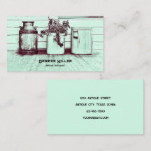 Tienda de antigüedades Verde azulada Jugos rústico