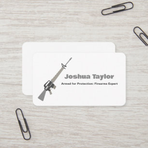 Tarjeta De Visita Tienda de armas de fuego