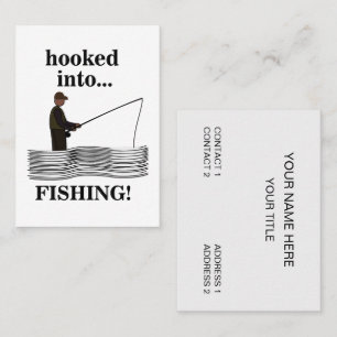 Tarjeta De Visita Tienda de artículos de pesca para pescadores