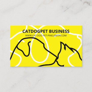 Tarjeta De Visita Tienda de Aseo Boutique para Perros y Gatos