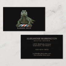 Tienda de Barbería Elegante Poste de Barbería de C