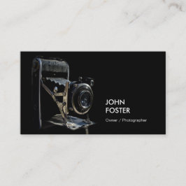 Tarjeta De Visita Tienda de cámaras antiguas de época - Fotógrafo