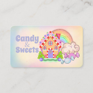 Tarjeta De Visita Tienda de dulces y golosinas de tierra dulce