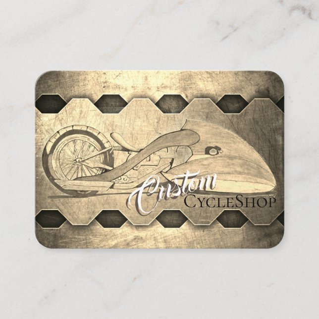 Tarjeta De Visita Tienda de encargo del ciclo (Anverso)