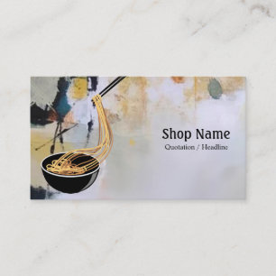 Tarjeta De Visita Tienda de fideos