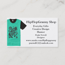 Tarjeta De Visita TIENDA de FlipFlopGranny