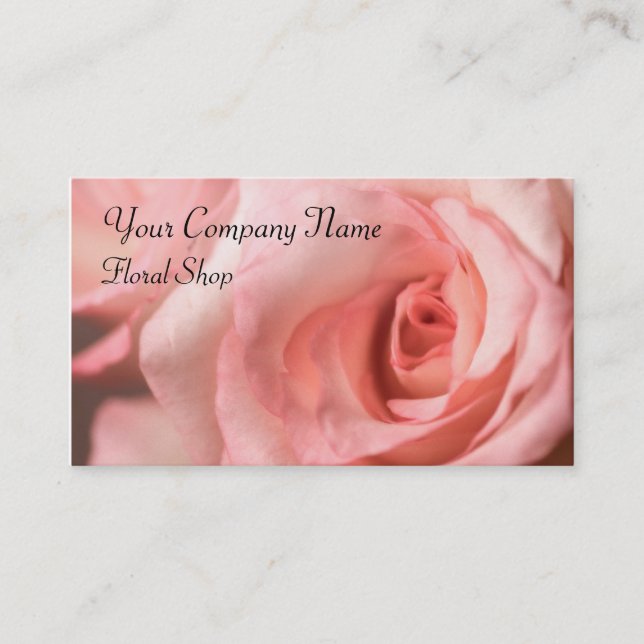 Tarjeta De Visita Tienda de flores y regalos (Anverso)