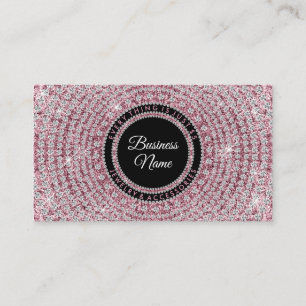 Tarjeta De Visita Tienda de Joyas Pink Bling
