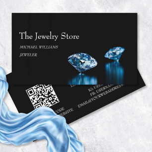 Tarjeta De Visita Tienda de joyería de diamantes de lujo
