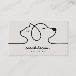 Tarjeta De Visita Tienda de juguetes con dibujos animados para perro