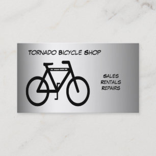 Tarjeta De Visita Tienda de la bicicleta