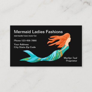 Tarjeta De Visita Tienda de moda y vestidos para damas
