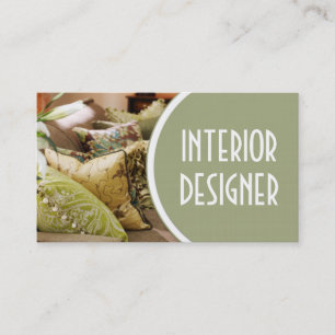 Tarjeta De Visita Tienda de muebles de diseñador de interiores y ext