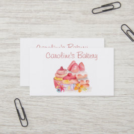 Tarjeta De Visita Tienda de panadería, pasteles y pasteles