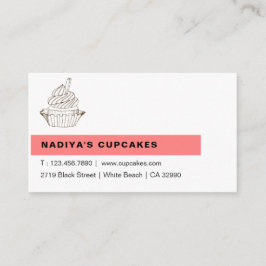 Tarjeta De Visita Tienda de pasteles